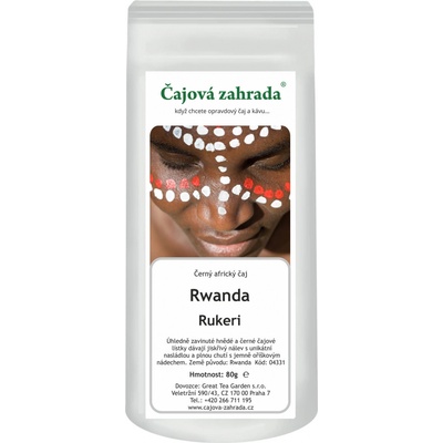 Čajová zahrada Rwanda Rukeri černý čaj 1 kg