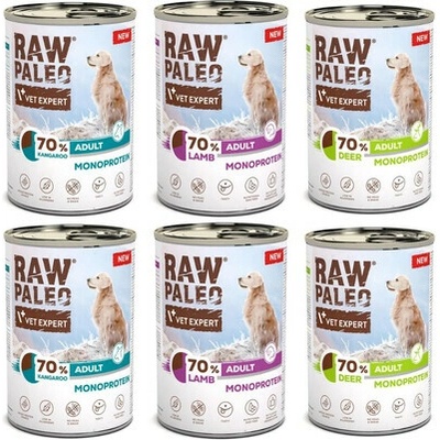 Raw Paleo Mix Chuť Monoprotein Adult 6 x 400 g
