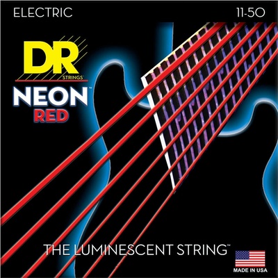 DR Strings Neon Red NRE-11