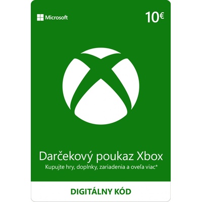 Microsoft Xbox Live predplatená karta 10 €