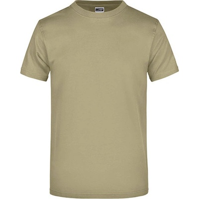 James Nicolson triko bez bočních švů Khaki JN002