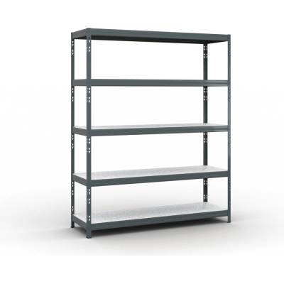 B2B Partner Policový regál 1966x1600x500 mm, nosnost 350kg 540032