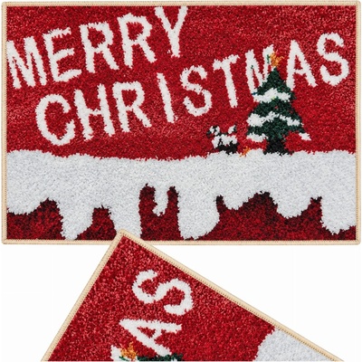 Realne Ceny Vstupná rohožka Merry Christmas 50x80 cm