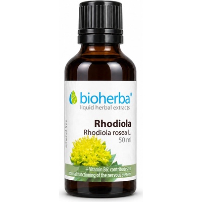 Bioherba Rhodiola kvapky tinktúra 50 ml