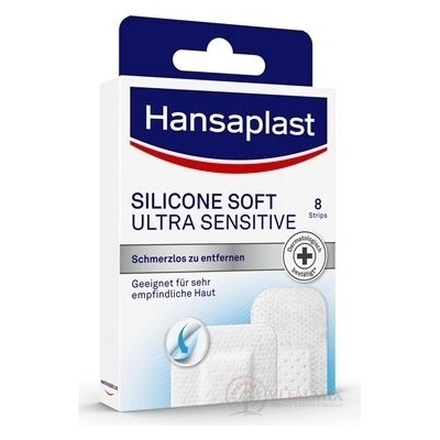 Beiersdorf Hansaplast SILICONE SOFT ULTRA SENSITIVE náplasť 8 ks