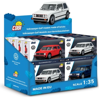 Cobi 24655 Displej VW Golf 1:35, 16 ks
