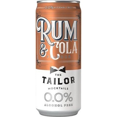 The Tailor sycený nealkoholický nápoj s příchutí rumu s kolou 330 ml