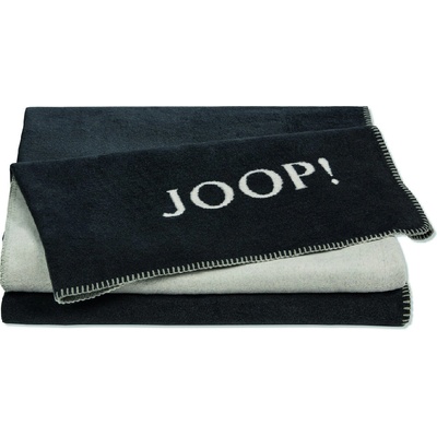 Biederlack JOOP! Uni Doubleface Anthrazit-Ash pléd 150x200