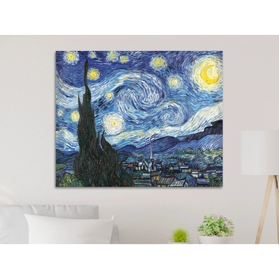 Hvězdná noc - Vincent van Gogh Varianta: 37x30 cm - Obraz na desce – Hledejceny.cz