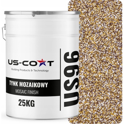 MOZAIKOVÁ OMÍTKA MOZAIKA 25KG BARVA HNĚDO-HOŘČIČNÁ M62 DEKORATIVNÍ PRYSKYŘIČNÁ