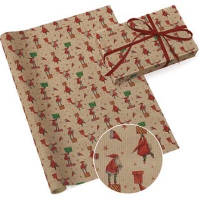 PAW Vánoční balicí papír PAW Kraft - 0,7 x 2 m - 607703