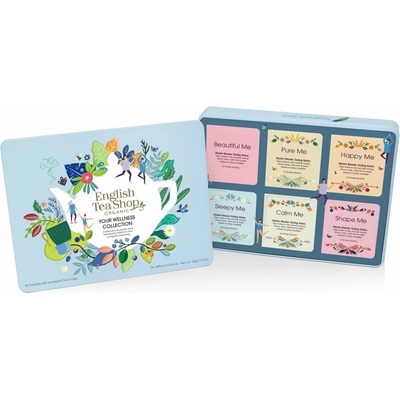 English Tea Shop Plechová kazeta Wellness čajov 36 vrecúšok