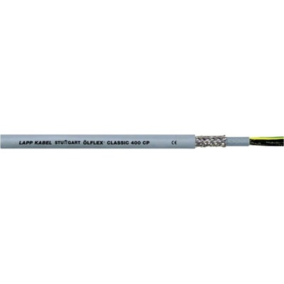 Lapp ÖLFLEX® CLASSIC 400 CP 1313853/500 riadiaci kábel 3 x 0.75 mm² 500 m sivá