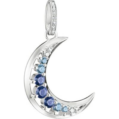 Thomas Sabo prívesok Moon with white zirconia PE1020 166 1