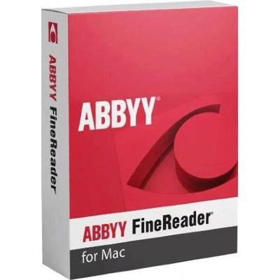 ABBYY Finereader for MAC 1 zařízení 1 rok, FR15XM-FMYL-X