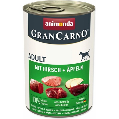 Animonda Gran Carno Original Adult hovädzie a jelenie mäso s jablkami 400 g