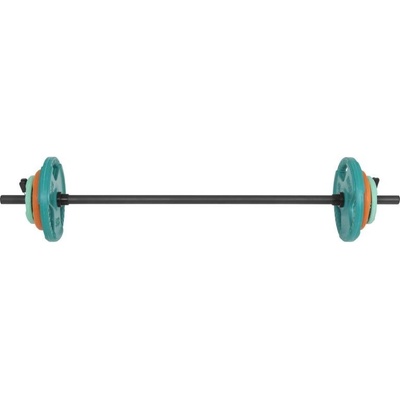 Gorilla Sports set nakládací tyče a závaží, 20 kg