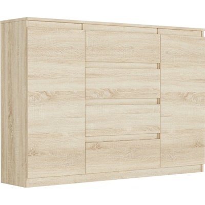 Framire Komoda se skříňkami a zásuvkami Sonoma 140 x 40 x 98 cm Modern R140S4