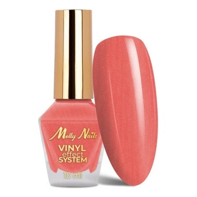 Molly Nails Sparking Pink 10 ml – klasický ružový lak na nechty Vinyl Effect
