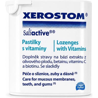 Biocosmetics Laboratories Xerostom Saliactive pastilky s vitamínmi 30 ks