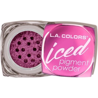 L.A. Colors oční Stíny Iced Pigment Powder 534 Glitzy 3 g