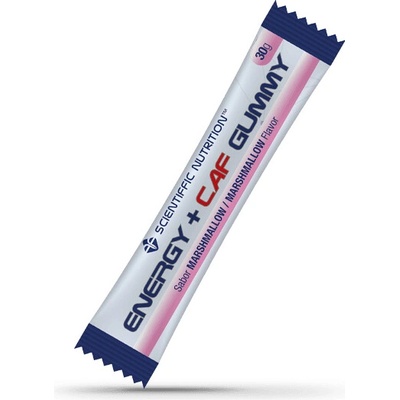 Scientiffic Nutrition Energetické gumové bonbony s kofeinem marshmallow 3 x 10 g