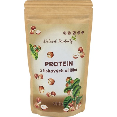 Natural Products RAW Protein z lískových oříšků 250 g
