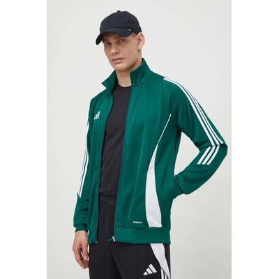 adidas Tréningová mikina Performance Tiro 24 zelená s nášivkou IR7500