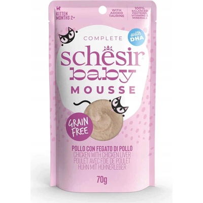 Schesir Cat Kitten Lifestage Mousse kura 70 g
