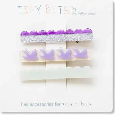 THE COTTON CLOUD Set 3 sponiek do vlasov cotton cloud waves bird