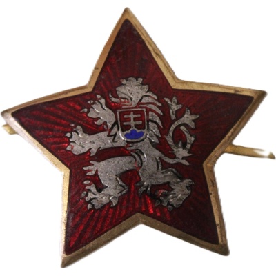 ČSLA čepicový odznak 50. léta originál