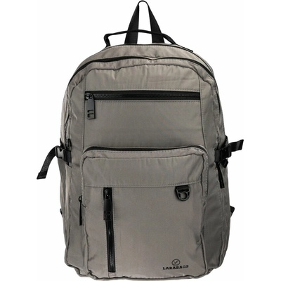 Lara Bags LÁTKOVÝ BATOH Sivá
