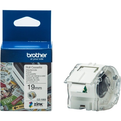Brother papierová páska 19mm x 5m, biela, CZ1003