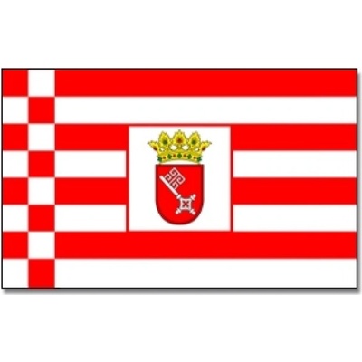 Vlajka Brémy 30 x 45 cm na tyčke