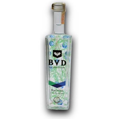 Mini BVD Borovička 40% 0,05 l (čistá fľaša)