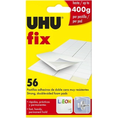 Uhu Fix Obojstranná páska dieliky 56 ks