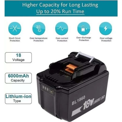 Extensilo - Makita BL1830 6000mAh Li-Ion 18V - neoriginální – Hledejceny.cz