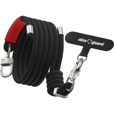 AlzaGuard Universal Adjustable Lanyard - černá AGD-LAAL0001B – Hledejceny.cz