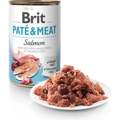 Brit Paté & Meat Dog Salmon 800 g