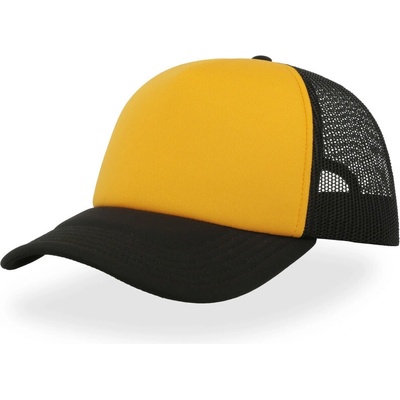 Atlantis Headwear Rapper 5 panelová síťovaná COT-33207098399 Žlutá/černá