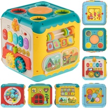 Woopie Baby multifunkční montessori aktivní kostka 6v1 – od 18 měsíců