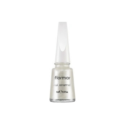 Flormar Pearly lak na nechty PL201 Luxury White 11 ml