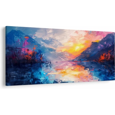Obraz - Maľba krajiny, jednodielne 250x125 cm