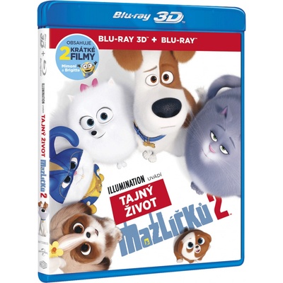 Tajný život mazlíčků 2 2D+3D BD