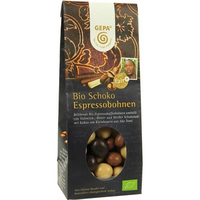 Gepa BIO kávová zrna v čokoládě 100 g