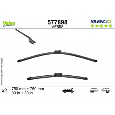 Valeo Silencio Flat Blade set 750+750 mm VA 577898