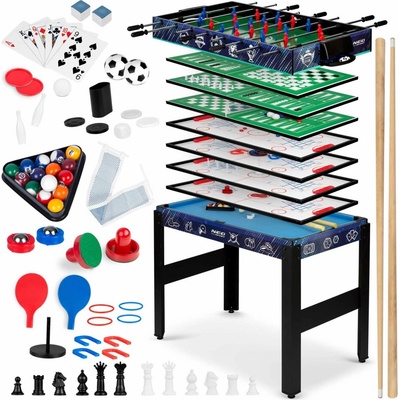 Neo-Sport Multifunkční hrací stůl 12v1 106x59x90 cm NS-801 černý