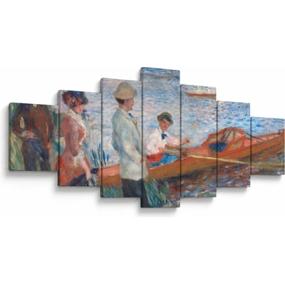 Obraz - Auguste Renoir, Oarsmen at Chatou, reprodukcia, sedemdielne 210x100 cm