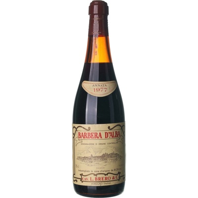 Brero Barbera d´Alba suché červené 1977 0,75 l (holá láhev)