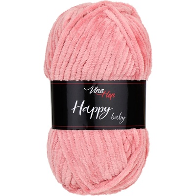 Vlna-hep Příze Happy baby - žinylka Happy baby: 41073 Růžovo-melounová